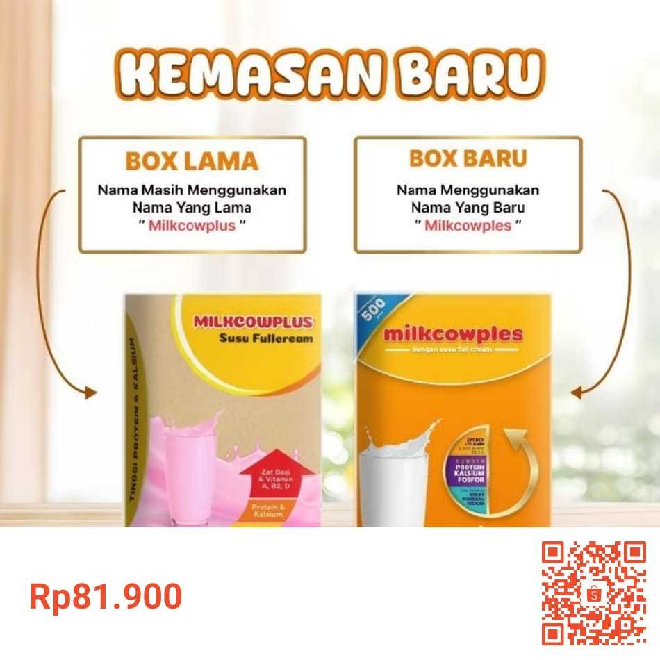 

MILKCOWPLUS SUSU TINGGI PROTEIN DAN KALSIUM MILKCOWPLUS SUSU FULLCREAM 500 GR GEMUK BADAN DAN TINGGI