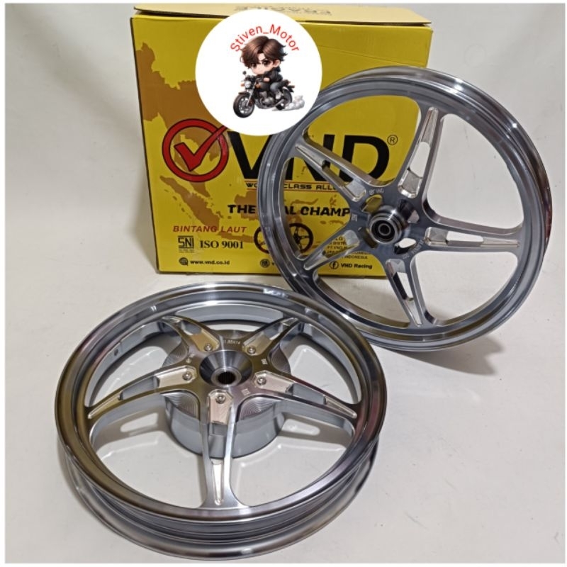 velg VND Racing bintang laut vario 125/150 vario 160 cbs beat scoopy genio scoopy ring 12