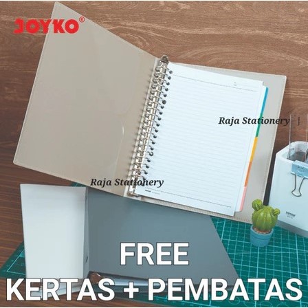 

PROMO Joyko Binder Note A5 / Buku Binder A5 Kertas Buku Tulis Catatan Notebook Kuliah Sekolah