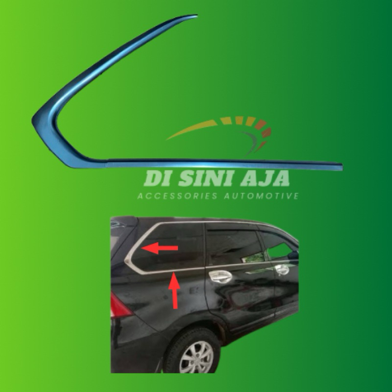 Lis list kaca samping  pintu toyota all new Avanza / Xenia / veloz 2012 sampai 2021 2013 2014 2015 2