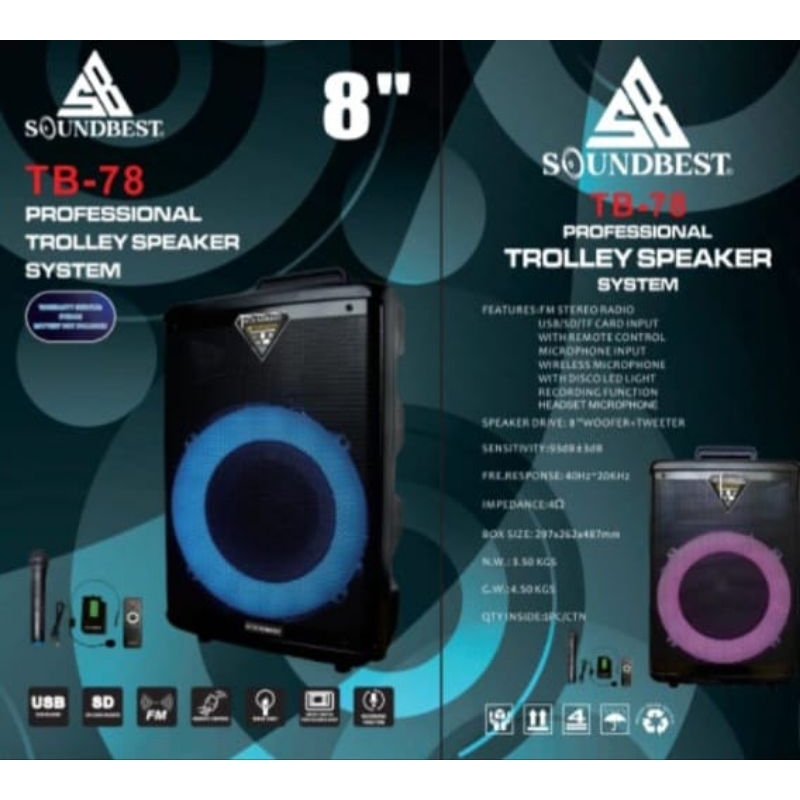 speaker soundbest tb 78uhf