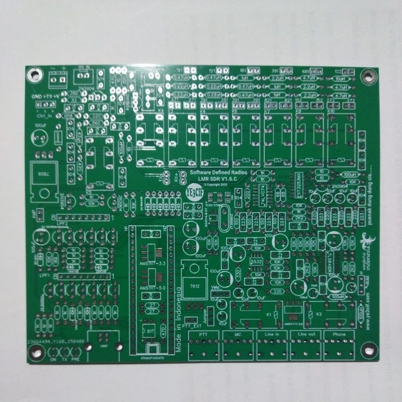 Pcb Lmr Sdr Transceiver versi 1.6.C