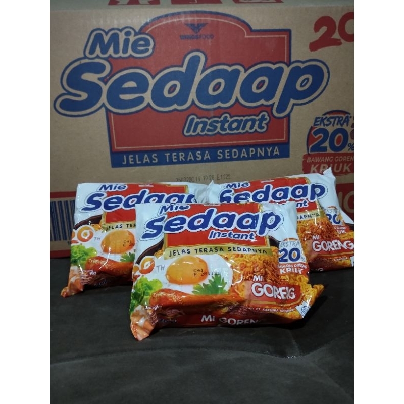 

Mie Sedap Goreng PROMO 3Pcs cuma 3 Ribu Exp Lama Nov 25