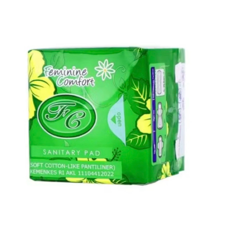 avail pantyliners / avail hijau pembalut herbal