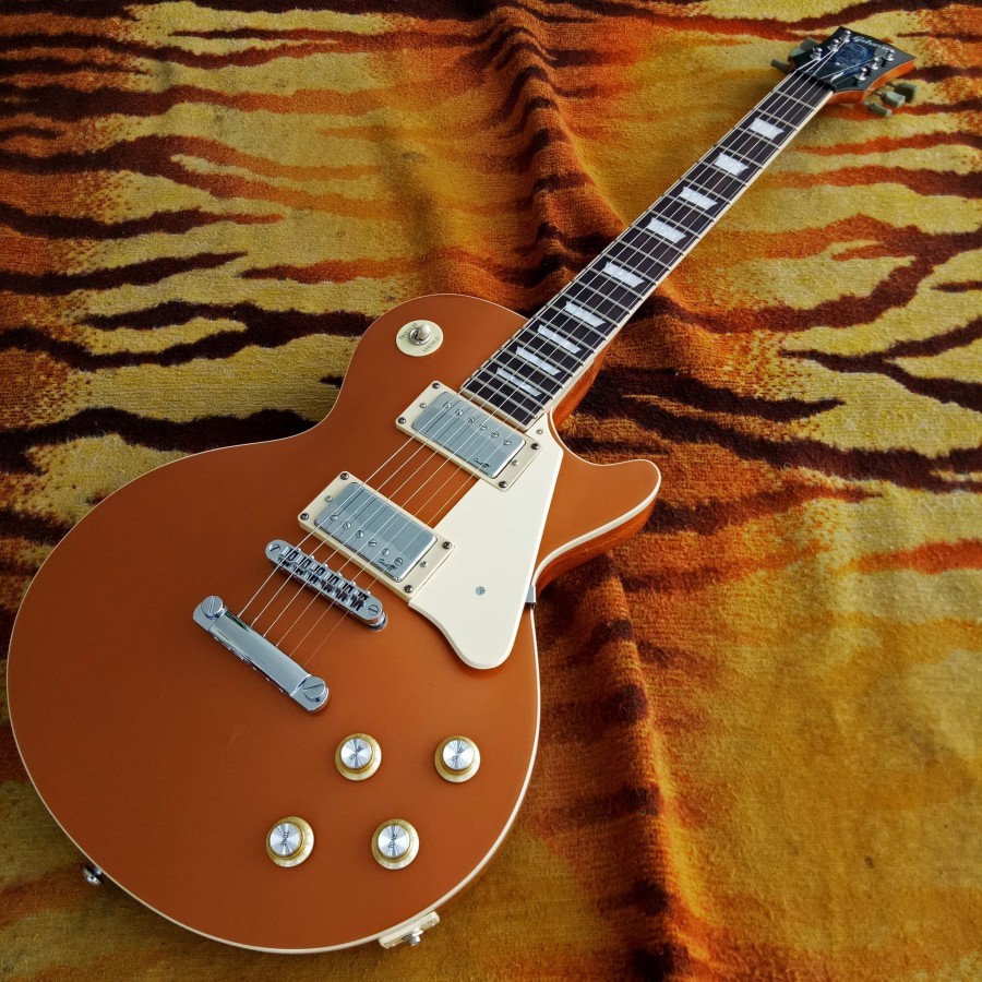 Gitar Elektrik Custom Les Paul Standart GoldTop Model