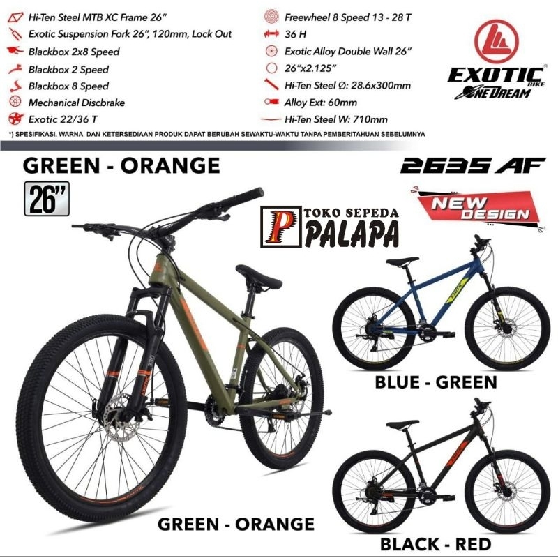 MTB 26 EXOTIC ET - 2635 AF Sepeda Gunung