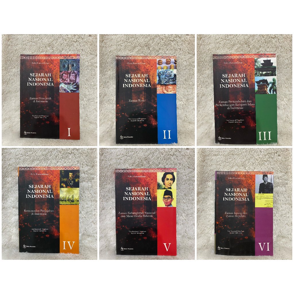 Buku Sejarah Nasional Indonesia Jilid 1-6 - Tim Nasional Penulisan Sejarah Indonesia - BP
