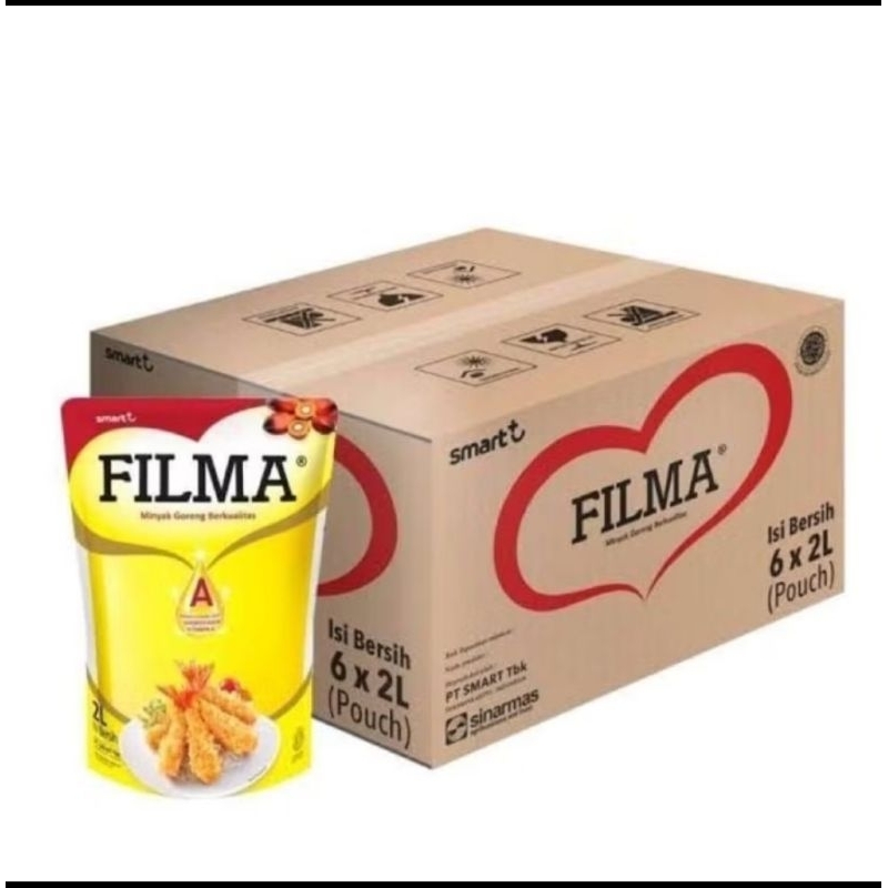

Minyak goreng Filma 2 liter 1 dus isi 6
