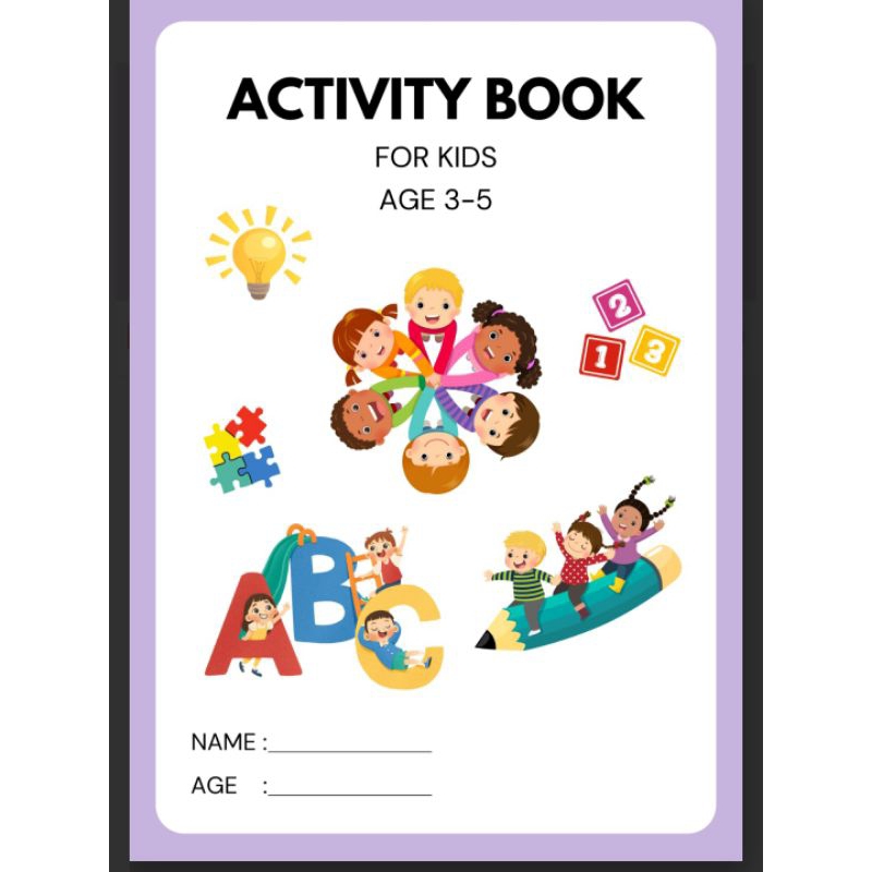 worksheet anak usia 3-5tahun bahasa inggris