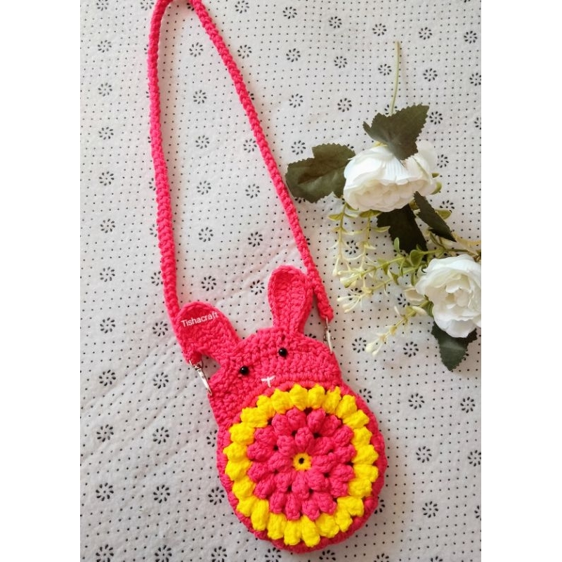 tas karakter, tas rajut anak anak