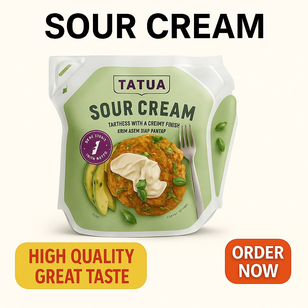 

Petite TATUA SOUR CREAM 500 GR - SOURCREAM IMPORT NEW ZEALAND BAHAN KUE HALAL
