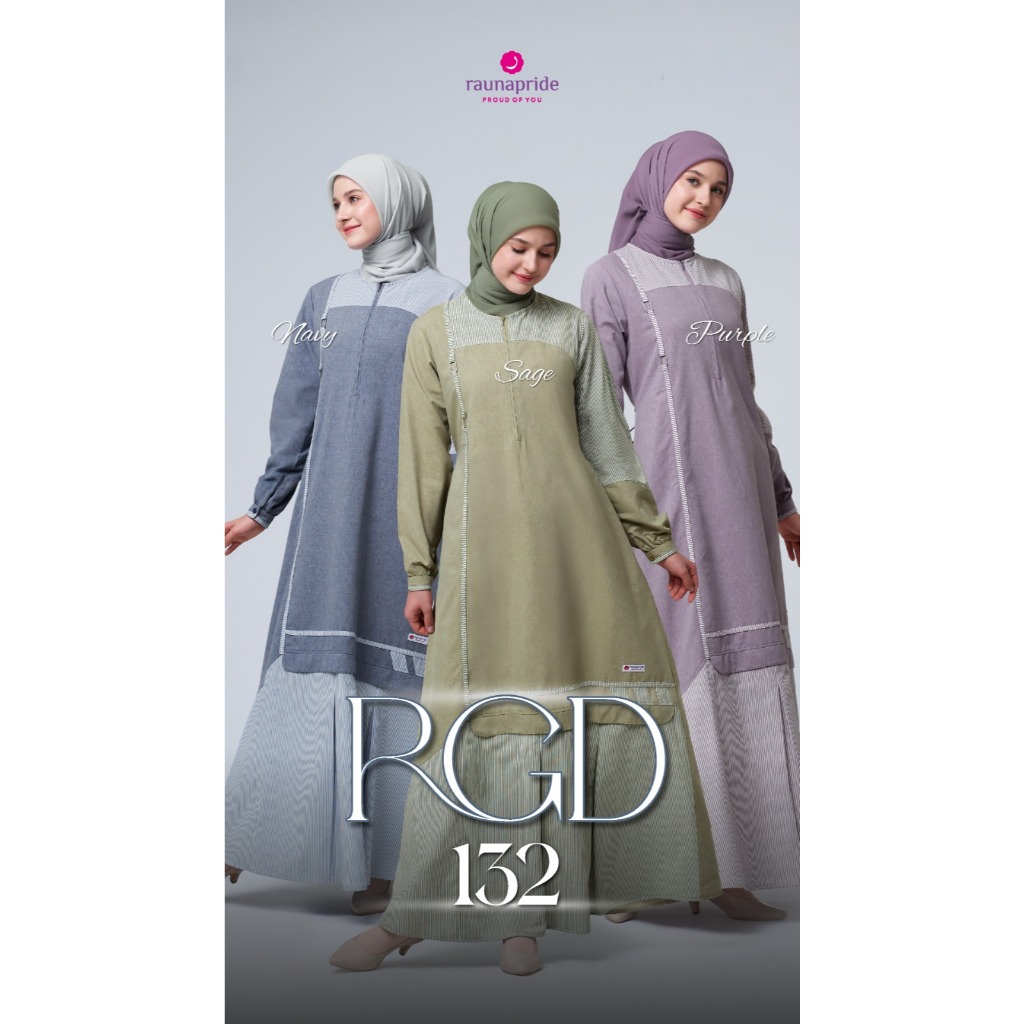 NEW GAMIS RAUNA RGD 132 / Gamis Daily / Gamis Muslimah