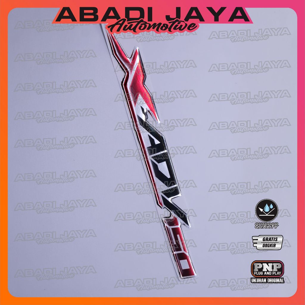 Emblem honda adv / emblem timbul honda x adv / emblem titanium honda adv / emblem honda adv 150 / em