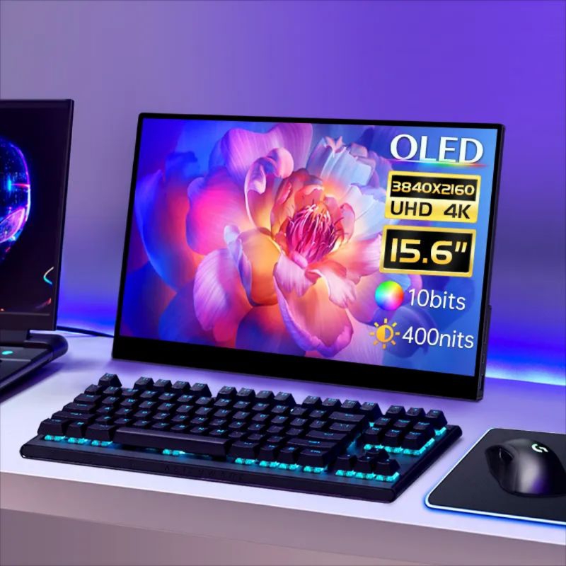 Monitor portable OLED 15.6 inch 3456x2160 4K Touch screen with Type-C