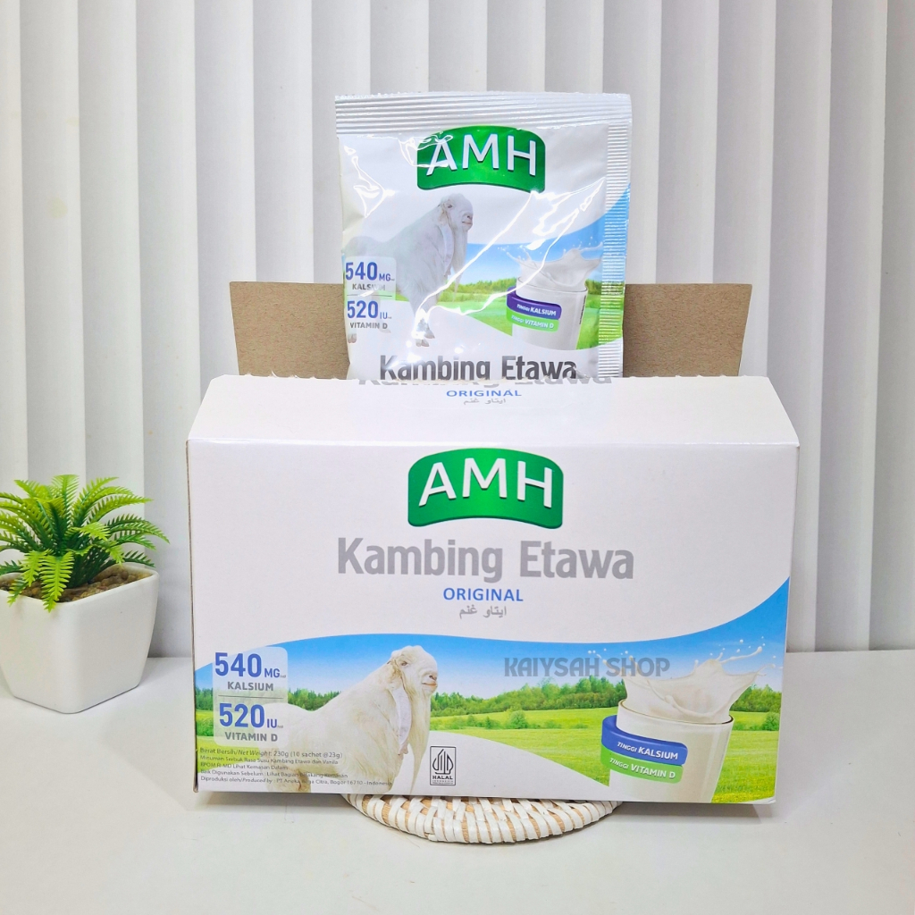 

Susu Kambing Etawa AMH Original: Alternatif Alergi Susu Sapi Nutrisi Lengkap Mudah Dicerna Imun Kuat