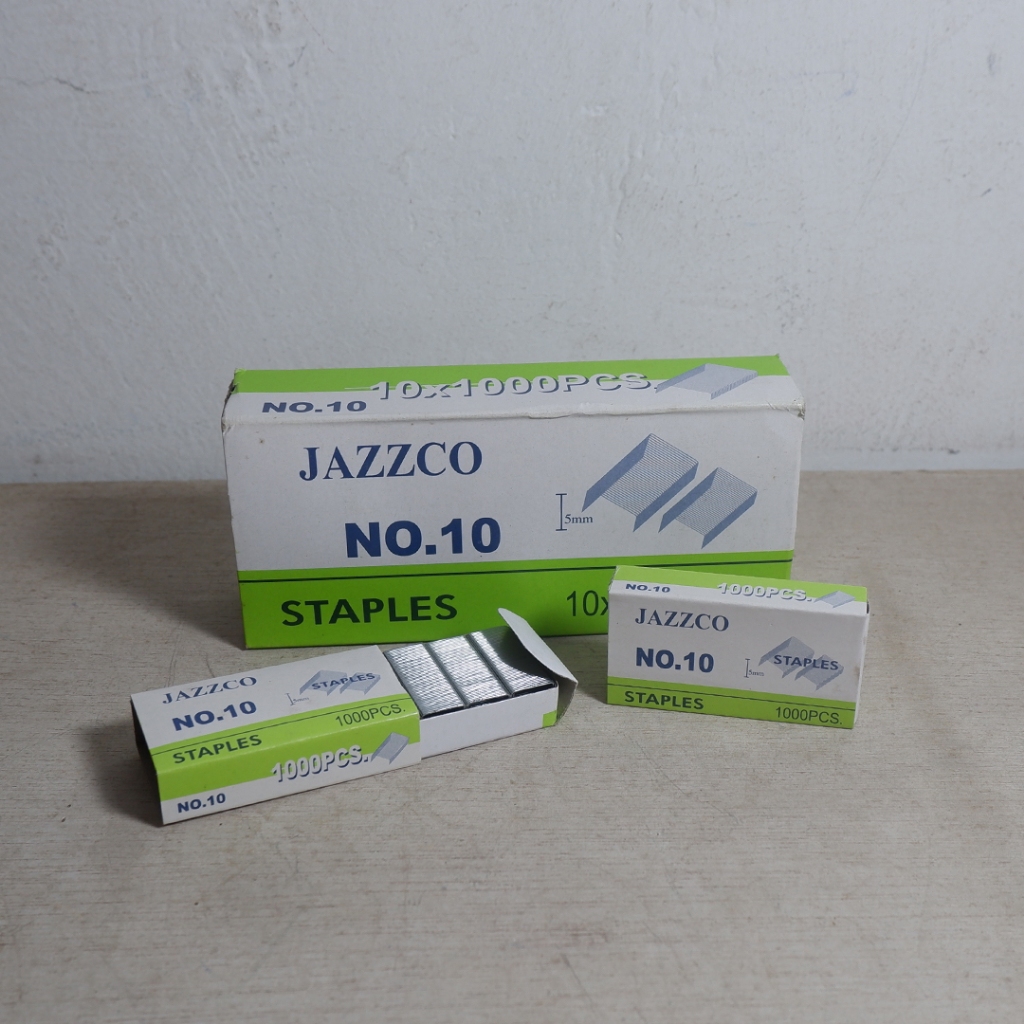 

[10 Kotak Kecil] Nerrd Paket Hemat Grosir Isi Ulang Staples No. 10 Murah 1 Kotak Isi 10 Kotak Kecil