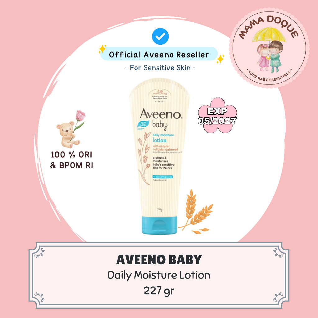 Aveeno Baby Daily Moisture Lotion 227 gr / Aveeno Baby Lotion (ED 2027)