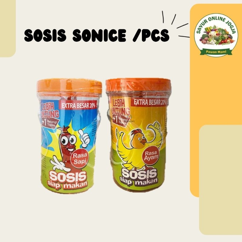 

Sosis sonice /pcs - PAWON MAMI SAYUR ONLINE JOGJA