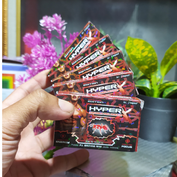 

Hyperx ECER 5 Pack 10 Butir Madu Bubuk Herb Hyperx HIPERX ORIGINAL [ COD PRIVASI ]