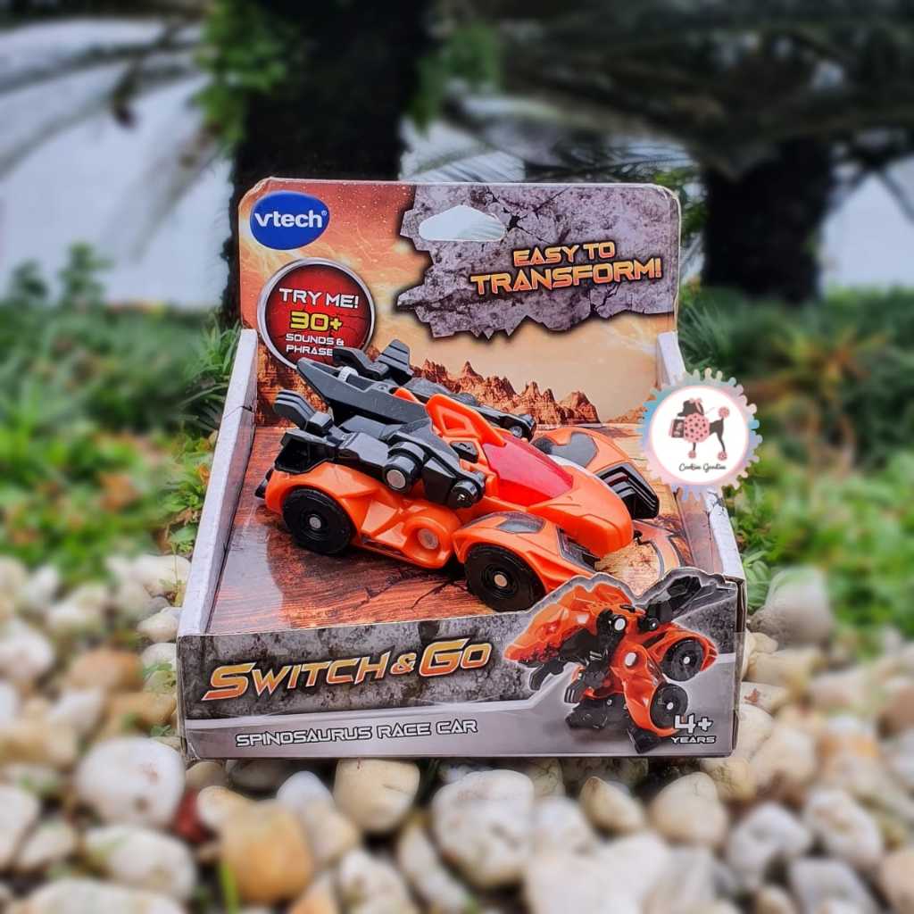 Vtech Switch and Go Spinosaurus Race Car - Orange
