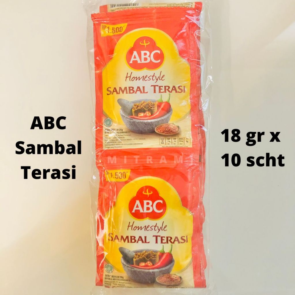 

ABC Sambal Terasi (10 pcs x 18 gr)