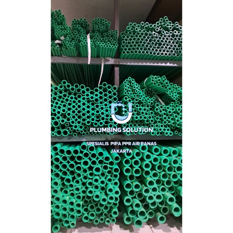 Pipa PPR PN20 1/2" Inch / Pipa PPR 12 PN20 (20mm) Pipa PPR Rucika Kelen Green.