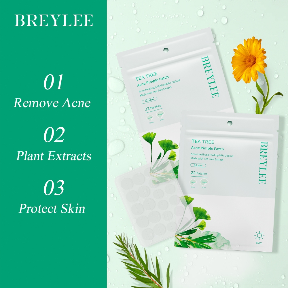 【BPOM】BREYLEE ACNE PIMPLE PATCH Paket Sticker Jerawat 22PCS