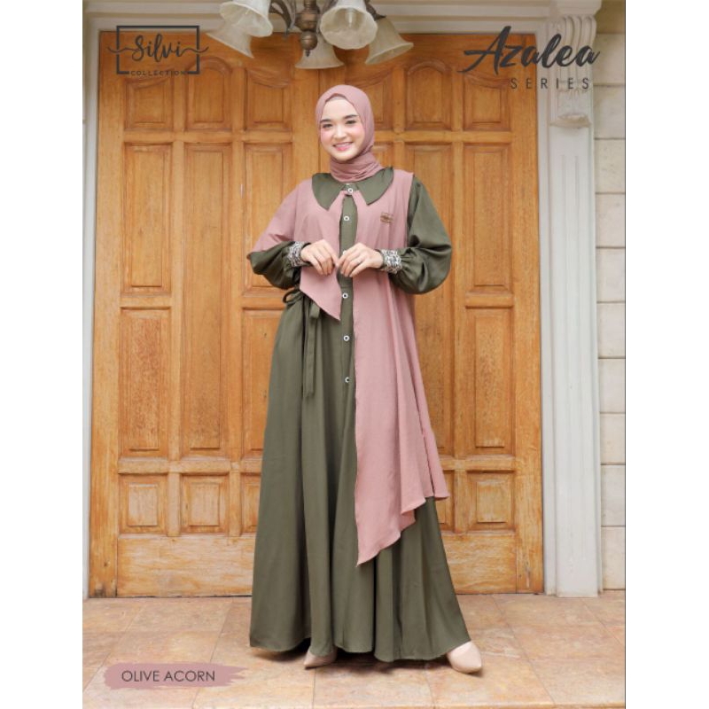 PROMO AZALEA DRESS MOM ACORN + OUTER sz M by SILVI COLLECTION
