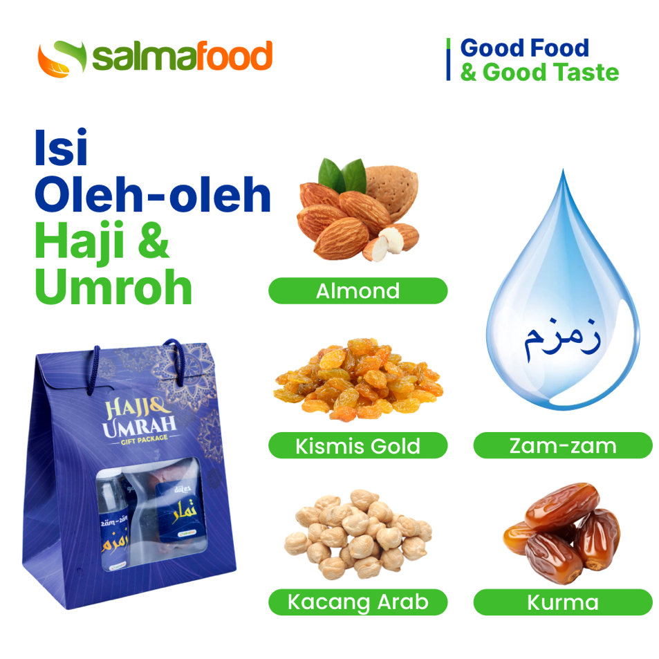 

Salmafood Paket Oleh Oleh Haji dan Umroh