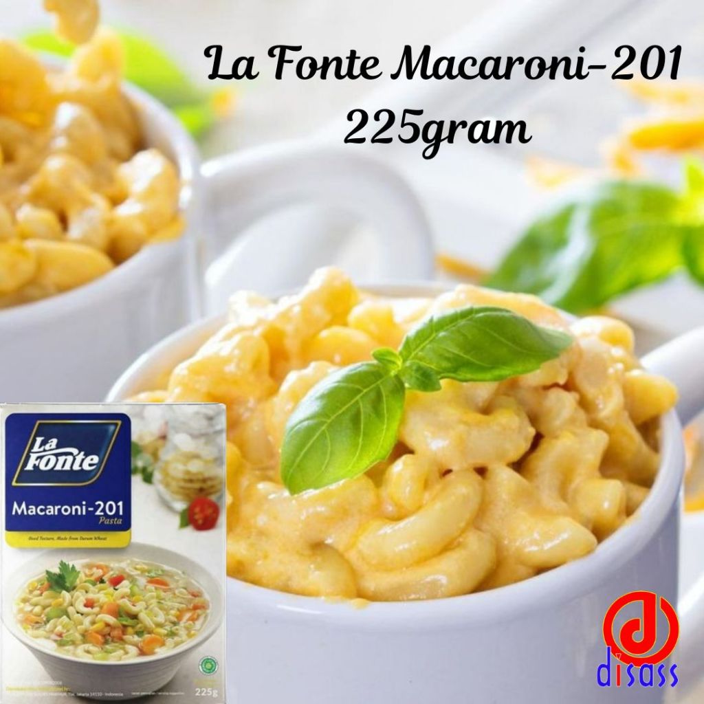 

LA FONTE MACARONI 201 PASTA 225GRAM - DISASS JOGJA