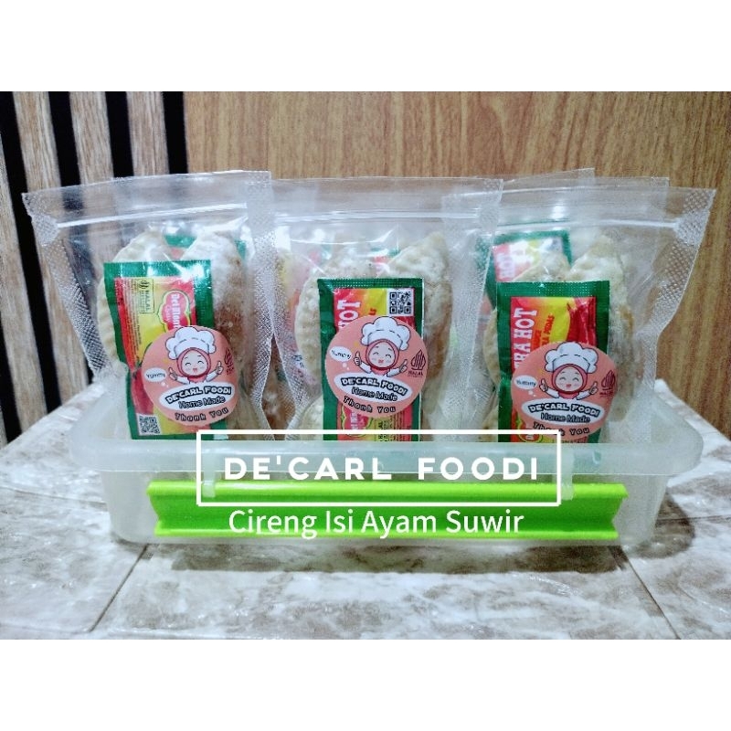 

Cireng Isi Ayam Suwir Pedas isi 10 PCS