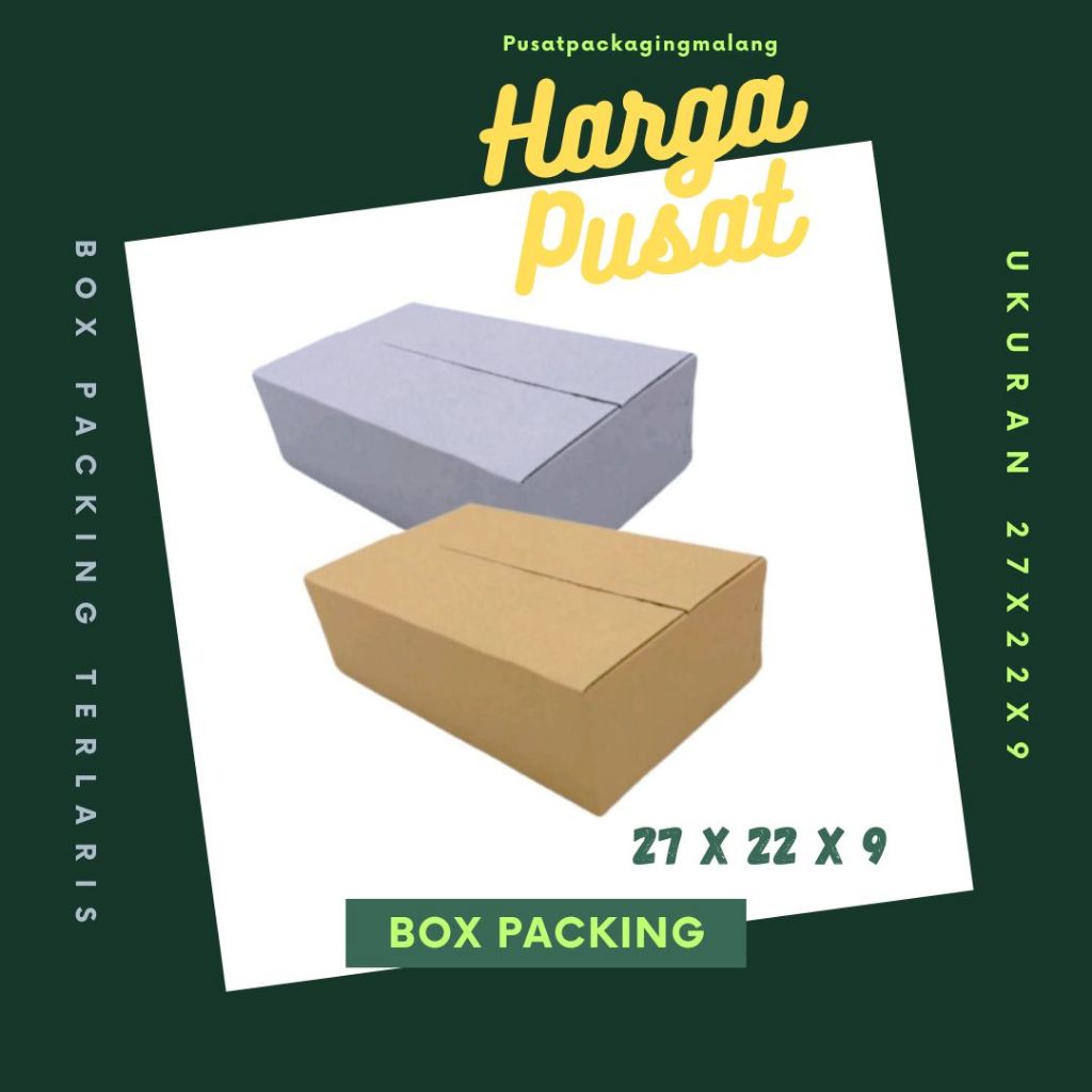 

Kardus 27x22x9 Packing Olshop Box A1 Dus Kotak Kemasan Box Aksesoris Souvenir Sparepart Madu Parfum