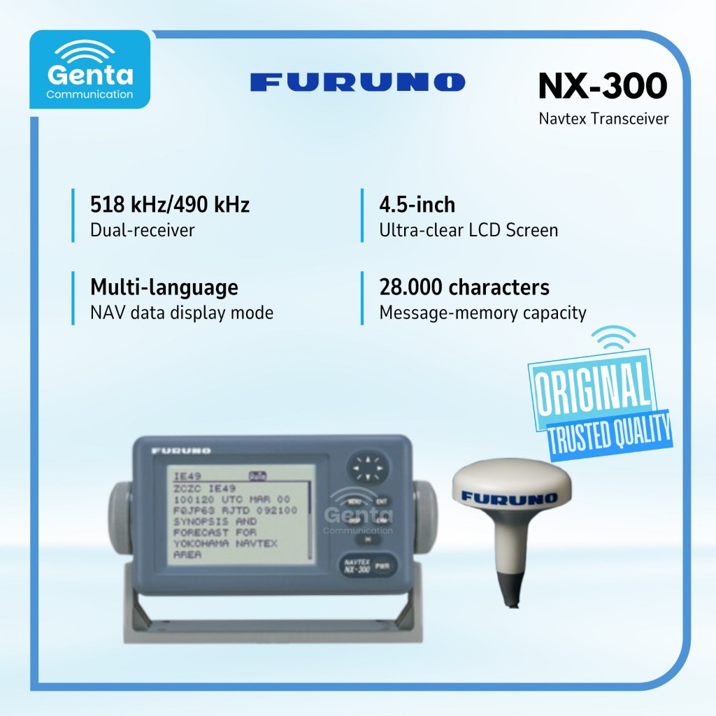 FURUNO NAVTEX NX-300 NX 300 NX300 / FURUNO GPS RECEIVER KAPAL GARANSI BARU ORIGINAL TERMURAH