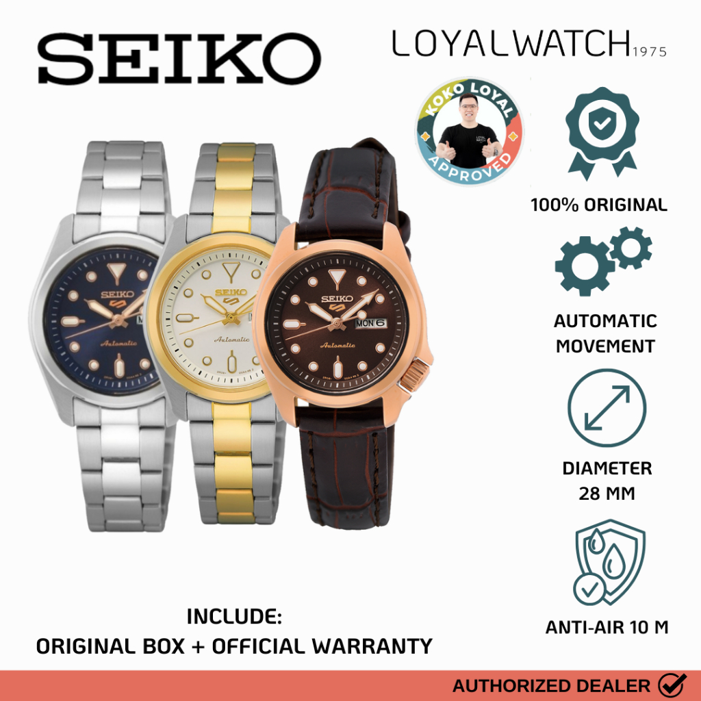 Jam Tangan Seiko 5 SPORT Wanita SRE0 SRE003K1 SRE004K1 SRE006K1 Original Garansi Resmi