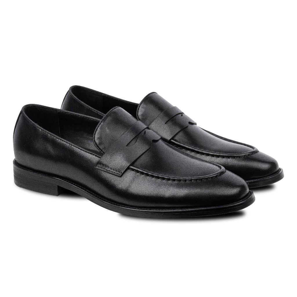 Damian Penny Black - Nappa Milano - Sepatu Formal Pria