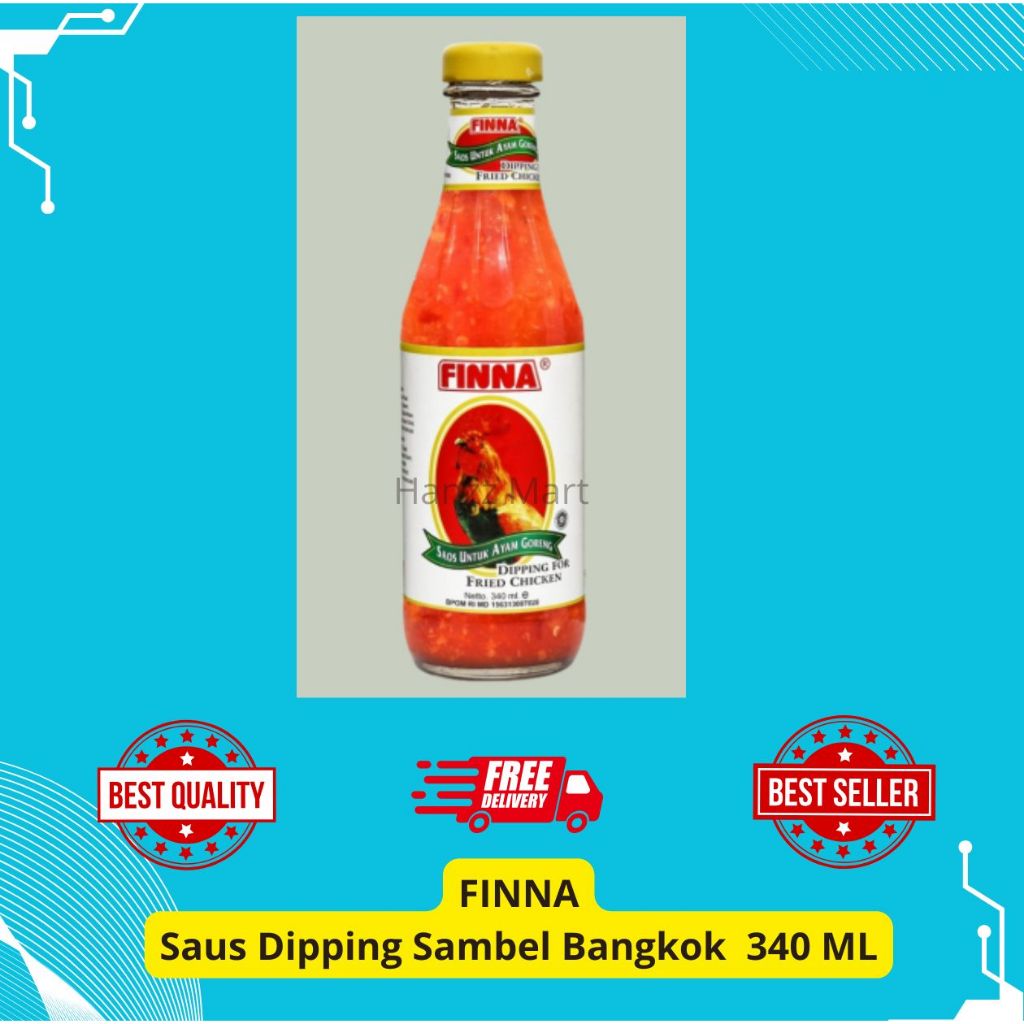 

Finna Dipping Saos Sambal ( Saos Bangkok ) 340ml / Sambal Bangkok Finna