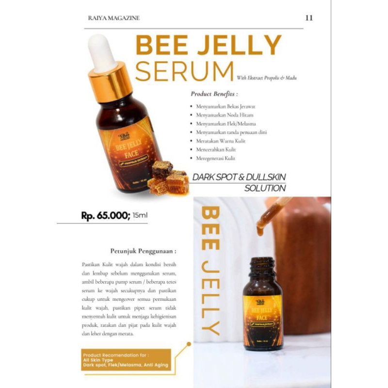 Gbee Glow Beauty Bee Jelly Face propolis extract