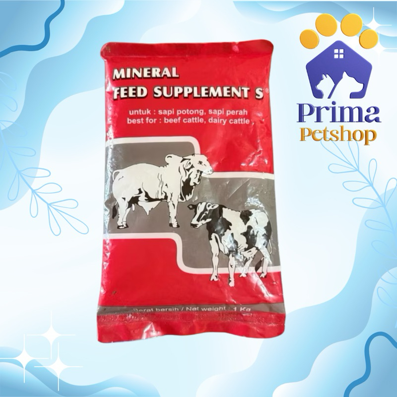 MINERAL FEED SUPPLEMENT S untuk sapi potong sapi perah 1kg