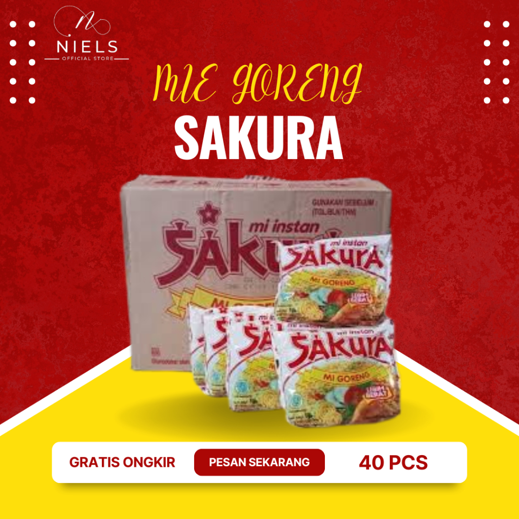 

Mie Sakura Instan 1 Dus isi 40 Pcs