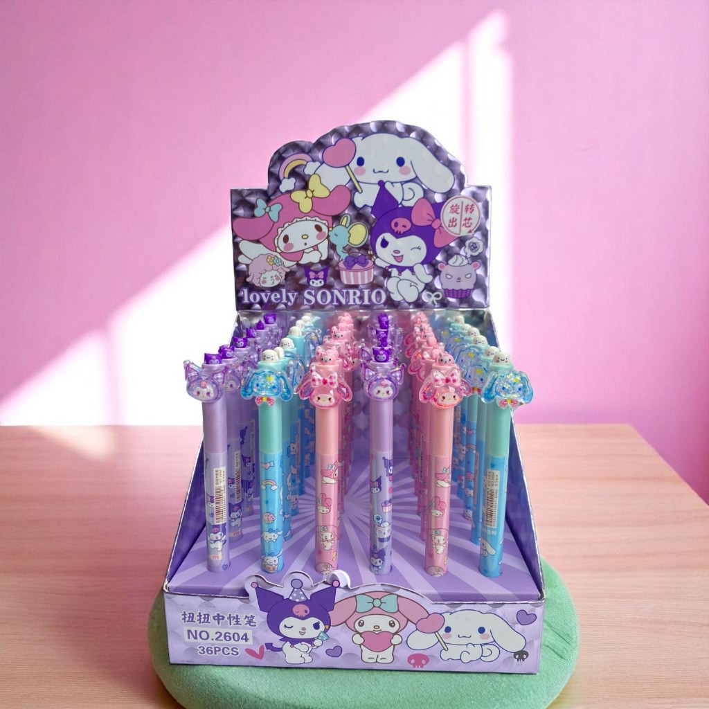 

Pena Motif Sanrio / Pulpen Gel Mekanik Karakter / Shallow Pen Alat Tulis Sekolah / Pena Cetek Karakter Sanrio Lucu