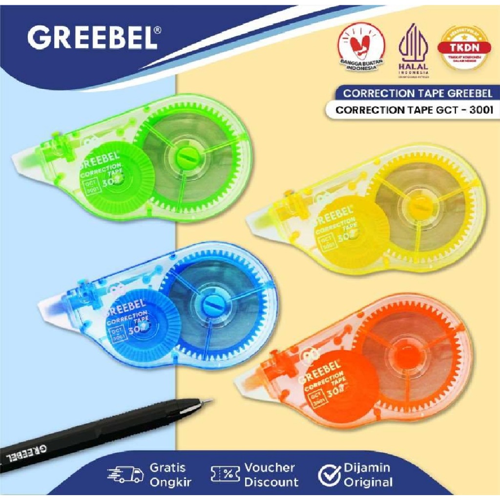 

Tip-X Dorong Correction Tape GCT 3001 Greebel