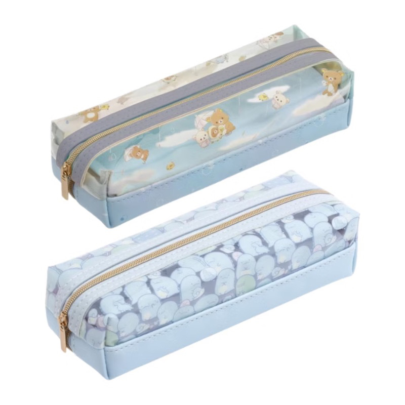 

Pencil Case San-X Rilakkuma Sumikko Gurashi Tokage Dual Storage Kotak Pensil Pouch Limited Edition