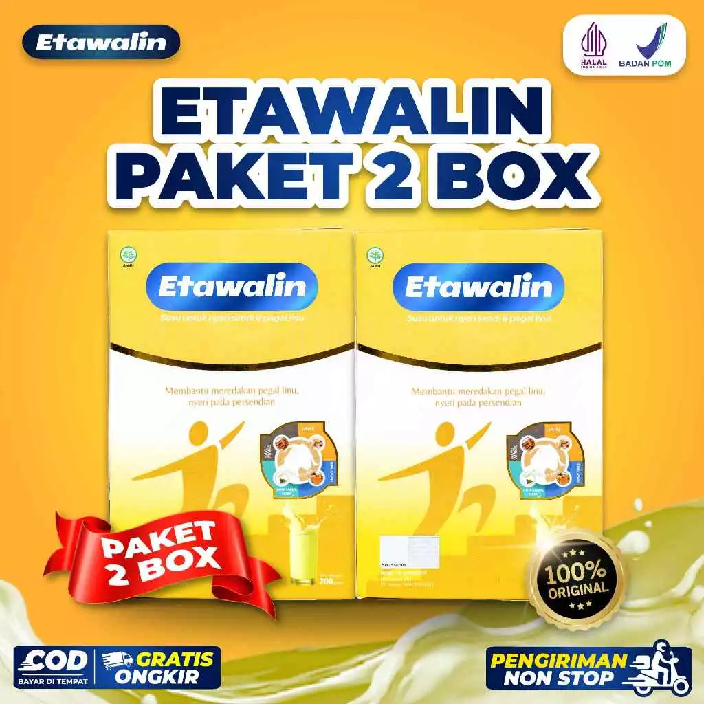 

2 BOX Etawalin Susu Kambing Etawa Solusi Asam Urat dan Nyeri Sendi Official