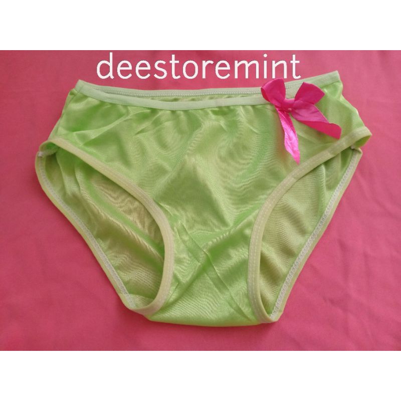 satin celana dalam pakaian dalam silky licin model simpel