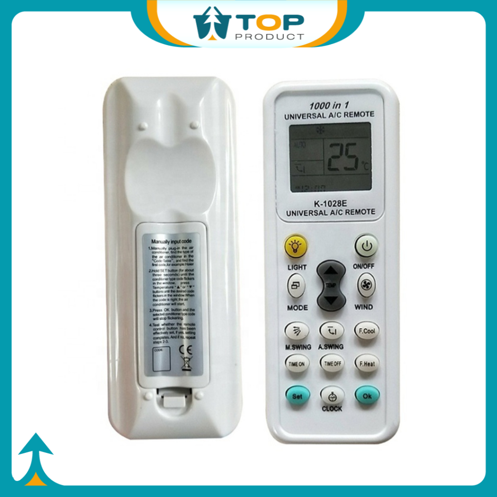 Remote Ac Universal Multi K-1028E A/C remote CHUNGHOP HM003