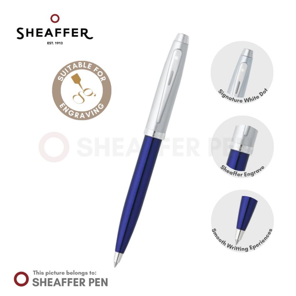 

Sheaffer® 100 Blue Translucent Barrel Ballpoint