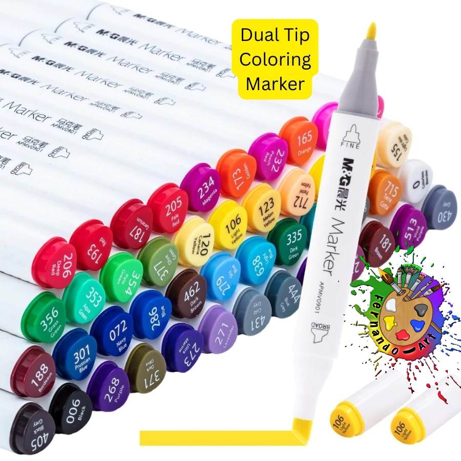 

BN - M&G Double Tips Marker for Comic Drawing on Marker Paper (APMV)