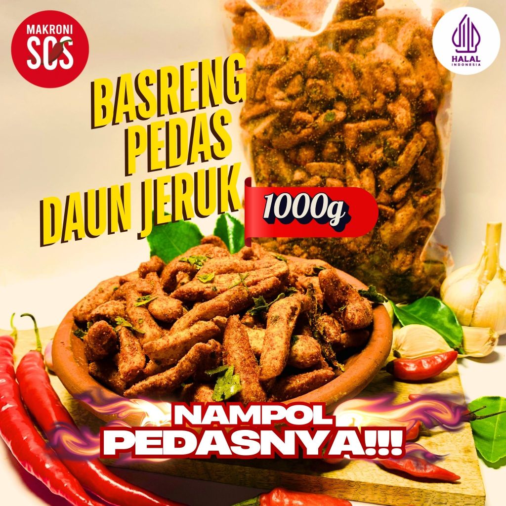 

Basreng Bandung Pedas Daun Jeruk 1Kg Termurah Mantap