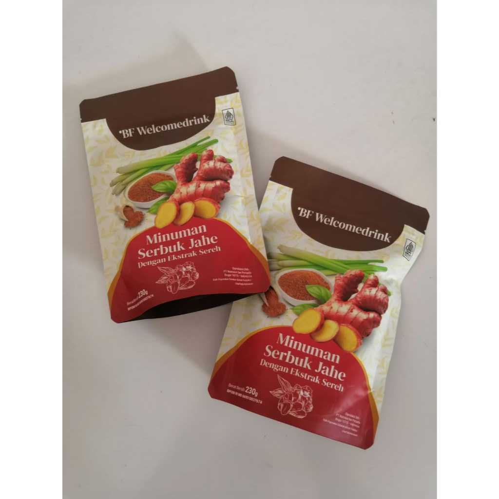 

BF WelcomeDrink Minuman Jahe Merah Gula Aren dan Sereh Booster Factory