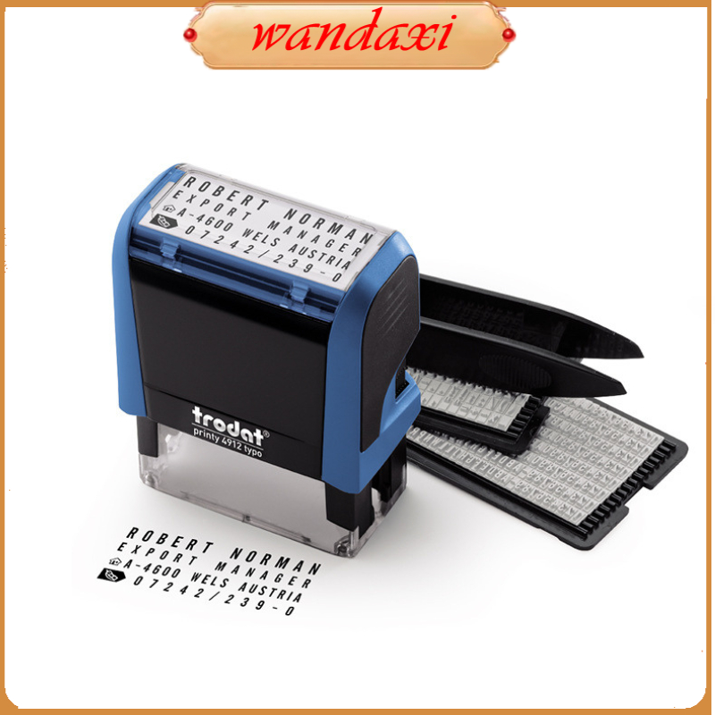 

Trodat Typo Stempel fleksibel dengan kode produksi atau format lain yang fleksibel Stempel kombinasi fleksibel Trodat 4911 4912 QR